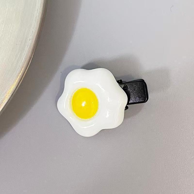 작은 꽃 계란 머리핀