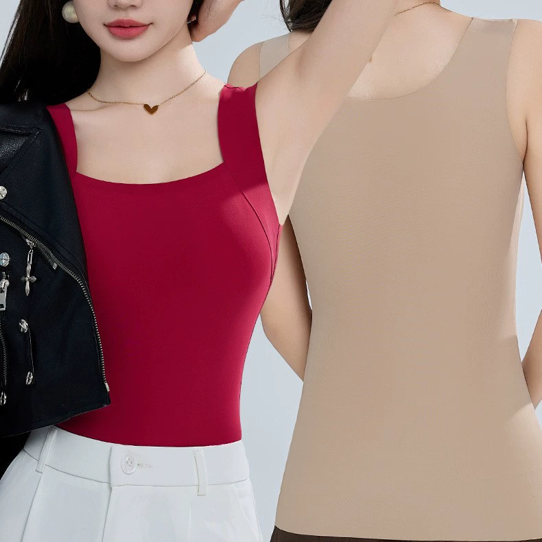 Demi-season keep warm tank top, thermal underwear, vest