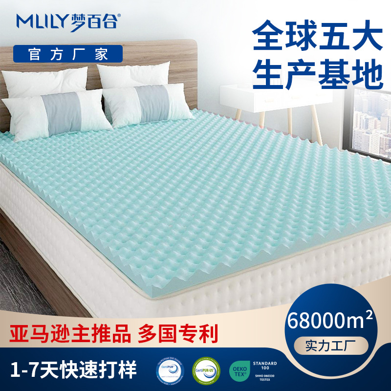 跨境凝胶床垫记忆棉海绵学生宿舍家用租房单人床褥榻榻米床垫子