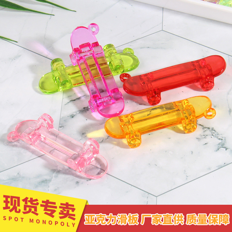 acrylic colorful transparent plastic scooter