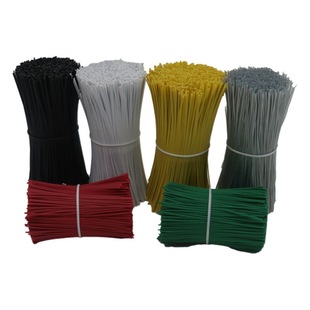 Wholesale data wire iron core coated wire tie toy fixed garden gardening wire coated plastic wire tie