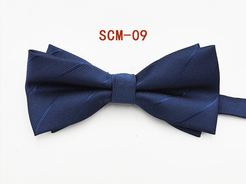 Spot venta al por mayor, pajarita para hombres, ropa formal, moda coreana, novio, padrino, lazo negro sólido