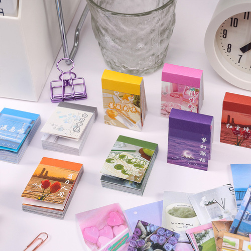 Yuezhen Sweet Heartbeat Planner Sticker Book Cute Ins Children's Stickers Creative Journaling Supplies Sticker Book Wholesale