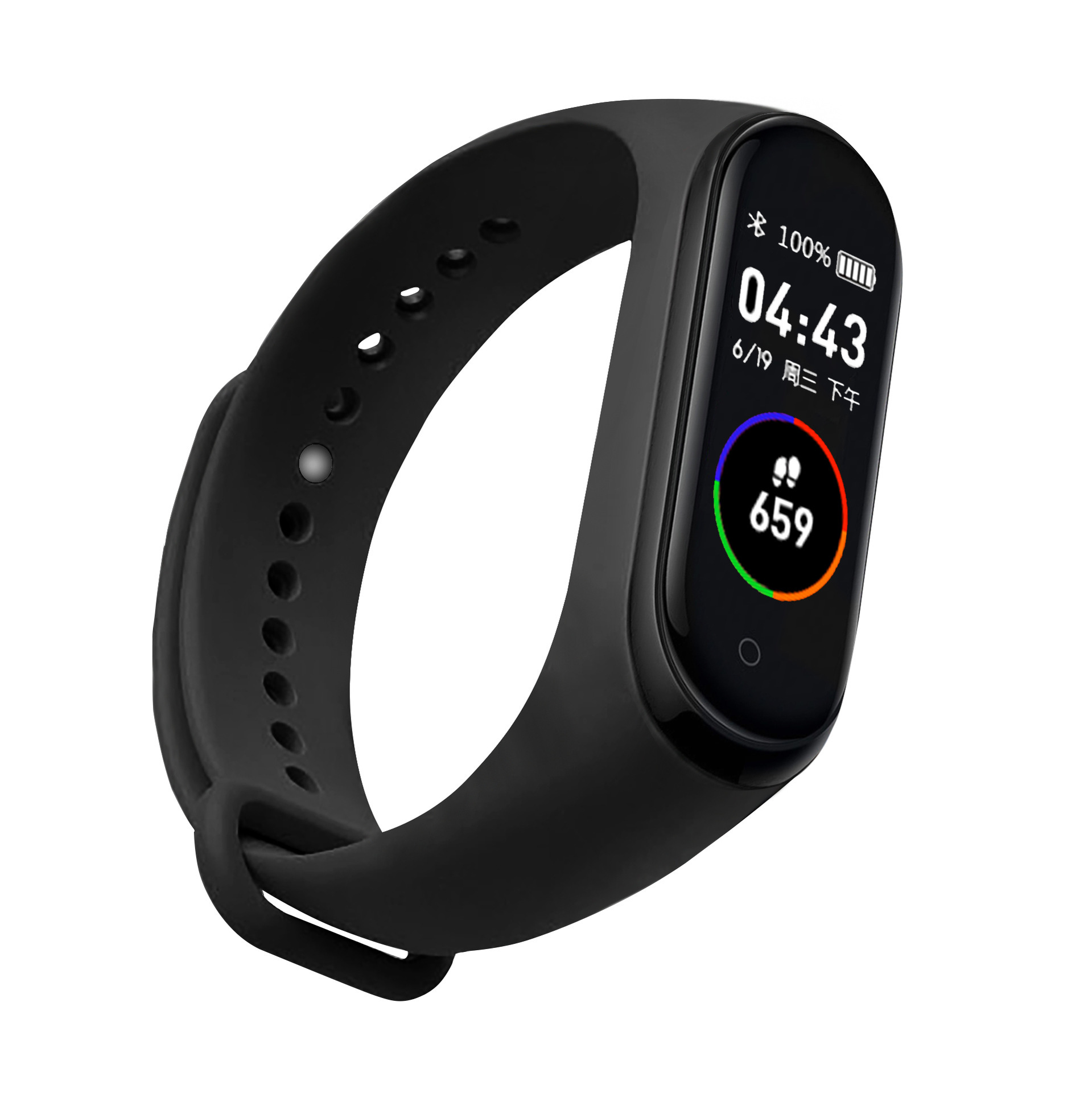 Buy quality M4 Smart Bracelet Crossborder Sports Smart Pedometer Bracelet Blood Pressure Heart