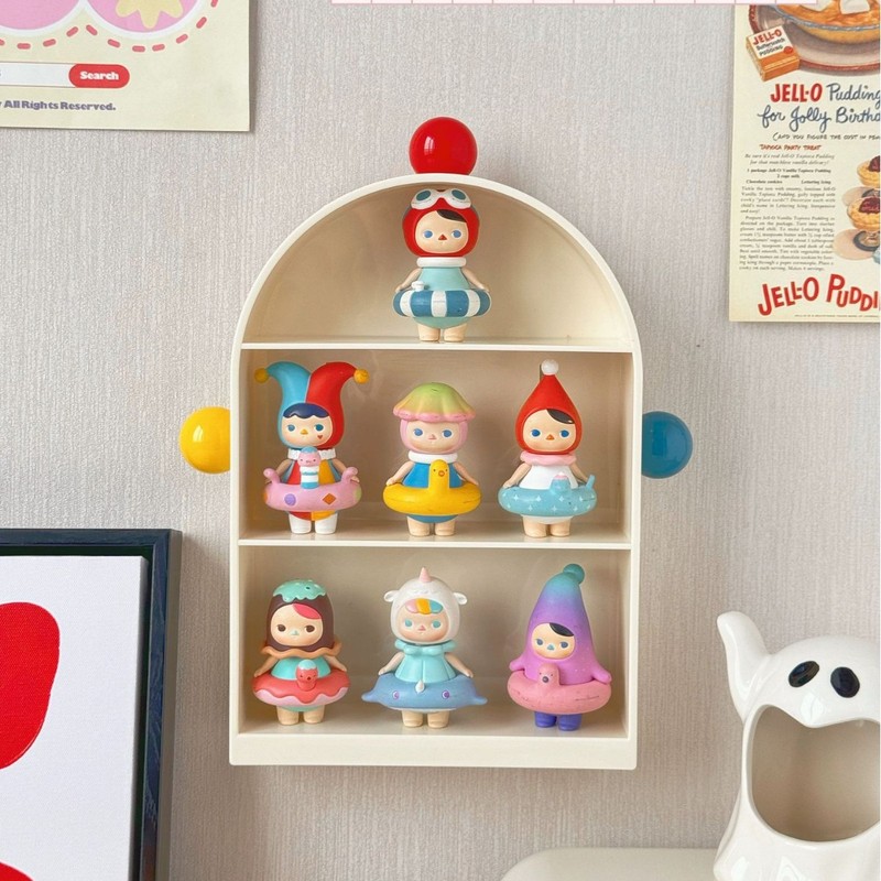 ドーパミンブラインド展示棚収納壁掛け穴なし手作りバブルマット人形置物展示棚|undefined