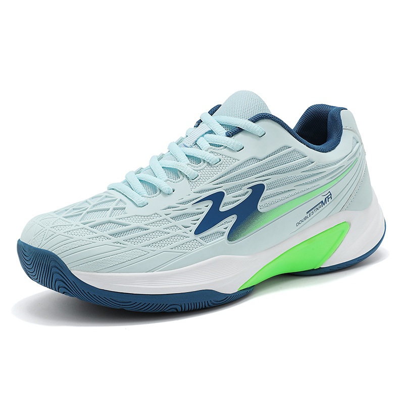 Cross-Border Pickleball Tennis Badminton Shoes for Men and Women, Professional-Grade Lightweight Non-Slip Shock-Absorbing Volleyball Training Sports Shoes