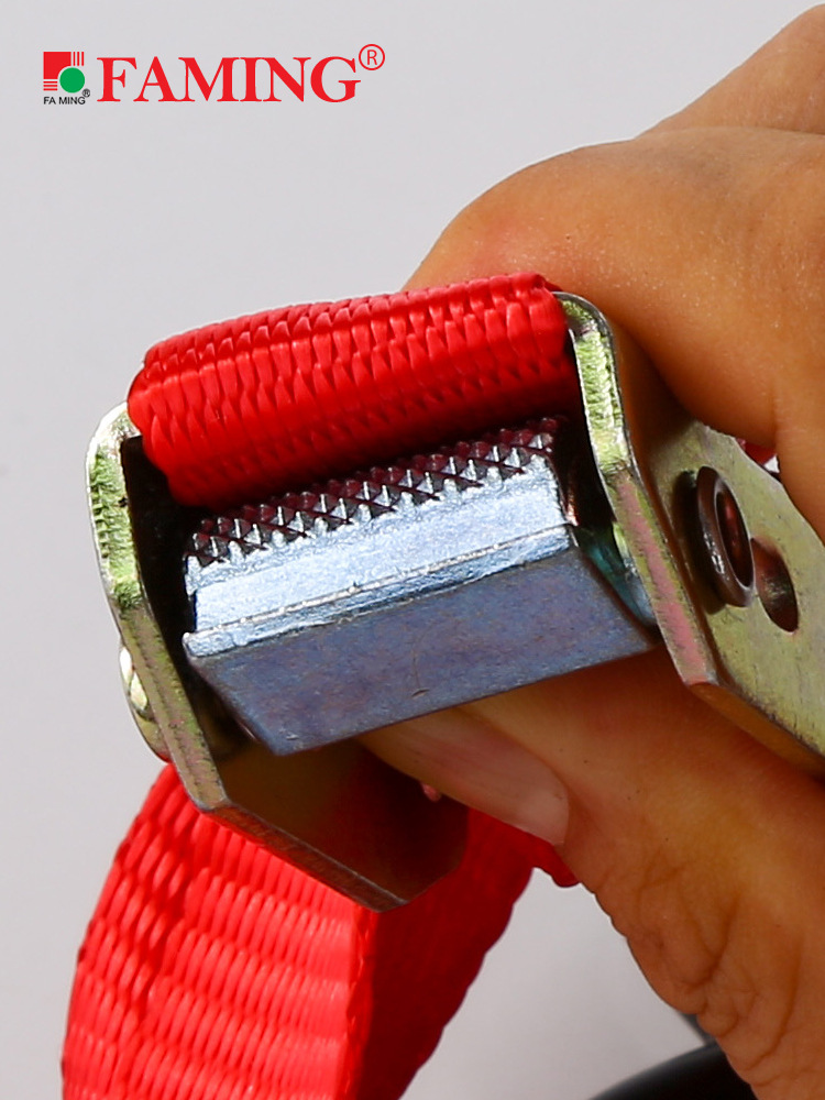 Large Pressure Buckle Thickeneded Webbing Tightening Double Hook Quick Strap Convenient Fixed Strap Trunk Cart Motorcycle Transport Rope