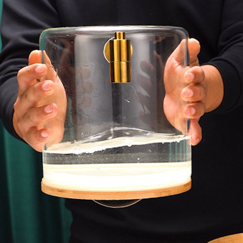 Nueva gran capacidad sellada enzima barril hogar borosilicato vidrio vino tarro de verano con grifo jugo de vino fabricante