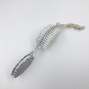 Four-in-one pumice brush double-sided foot grinding brush Bath center dead skin washing brush foot rubbing calluses pedicure device