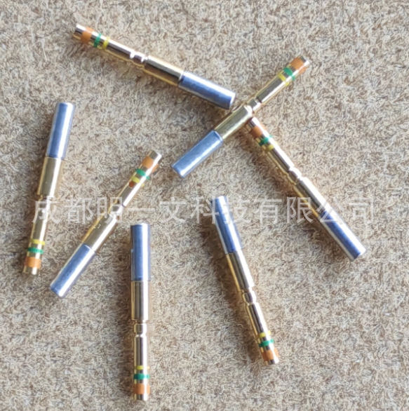 M39029/57-354圆形连接器触点母AMPHENOL压接镀 镍全新线径22-28