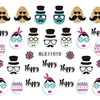 Easter nails sticker cross-border e-commerce bunny Rabbit Easter Fingerprint sticker BLE1095D -106D