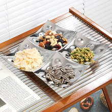 304不锈钢干果盘客厅水果茶点盘子KTV会所果碟糖果盘果酱调味料碟