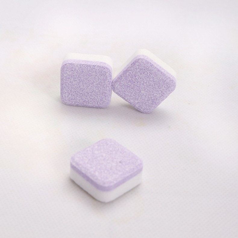 クロスボーダー TemuTikTok 食器洗いブロック 食器洗い機専用固形洗剤 食器洗いタブレット クリーニングタブレット ブライトディッシュ パープルホワイト|undefined