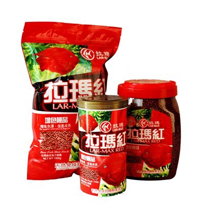 Lama Red Blood Parrot Fish Food Feed Red Color Enhancement Wealthy Fish God Fish Shrimp Red Pigment Nutritious Fish Food 360 