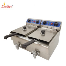 六本电炸炉商用油炸锅炸串炸鸡炸薯条油条大容量台式油炸机