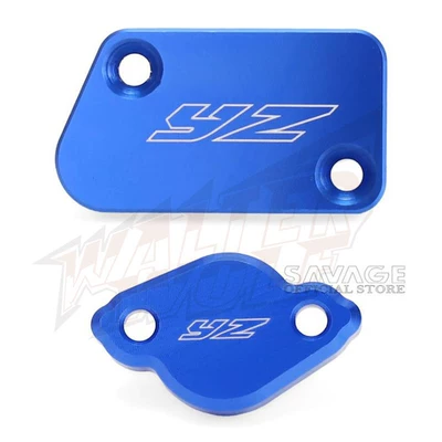 Yamaha Yz125 Motorcycle Modified Brake Clutch Cover Oil Cup Cover Aluminum Alloy Blue (Motorcycle Safety Supplies) - blue