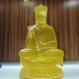 琉璃佛像地藏王菩萨 观音图片 千佛殿琉璃小佛像定制