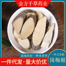 中药材批发野生岗梅根正品新货金包银点秤根天星木根500g克泡茶