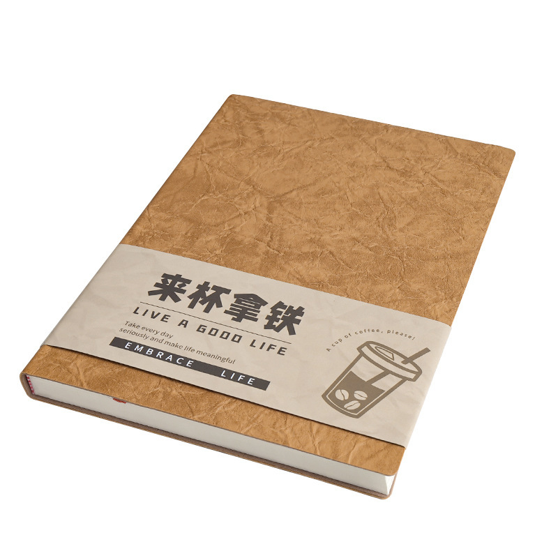 褶皱高颜值超厚软皮可拆卸A5加厚笔记本复古皮面不硌手厚本|undefined