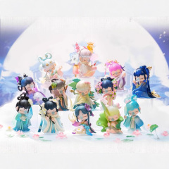Ruolai ブラインドボックス Nanci Nanci 詩的ブラインドボックスギフトデスクトップ装飾品手作り人形子供人形バッチ