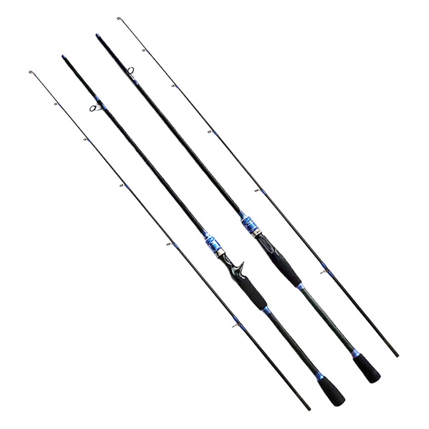 Weihai Luya Rod M ajuste ML ajuste Luya varilla mango recto/pistola mango largo tiro varilla pesca al por mayor Luya Rod traje conjunto completo