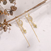 Wade new pattern balloon love Ear line Asymmetry 1314520 Silver needle Earrings temperament senior Earrings