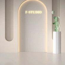 直播间墙布男女服装店高清3D立体抖音快手视频摄像直播背景布