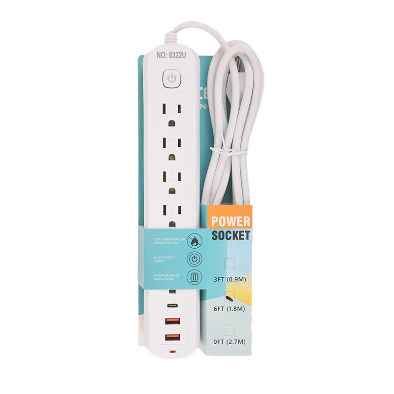 2USB + 1Type-c5 - bit15 jackEstándar americano América del SurMéxico blanco y negroindicador de embalaje de tarjetas de papel