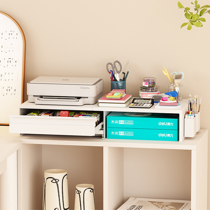 2025新型オフィスプリンタ物置棚台面書類収納棚雑物文房具収納箱