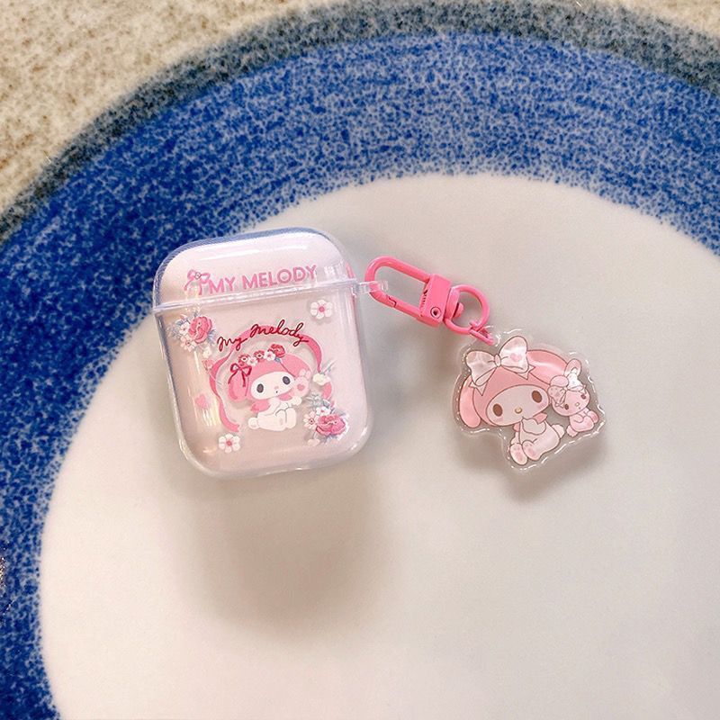 Flores Melody para Apple Airpods 4 generación de estuche Bluetooth Airpod Pro 3 / 2 auriculares 5 generación