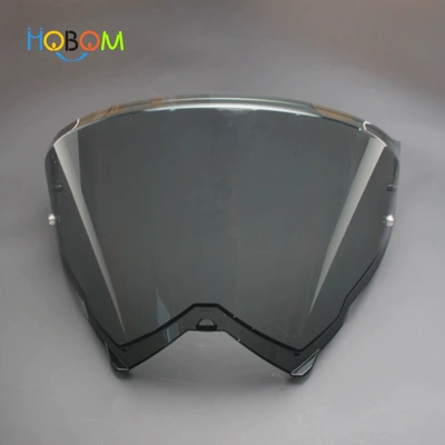 Suitable for AX9 helmet lens goggles motorcycle off-road pull full helmet accessories HD mask windshield (Dəbilqə (Kaska) aksesuarları) - light-gray