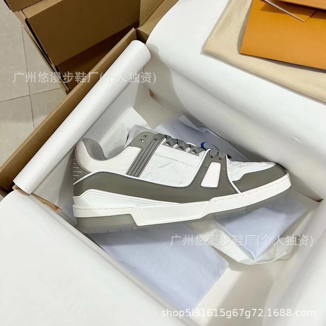 Zapatos Lujia, versión Guangzhou, zapatillas deportivas con estampado vaquero, suela gruesa, unisex, casuales, versátiles y modernas.