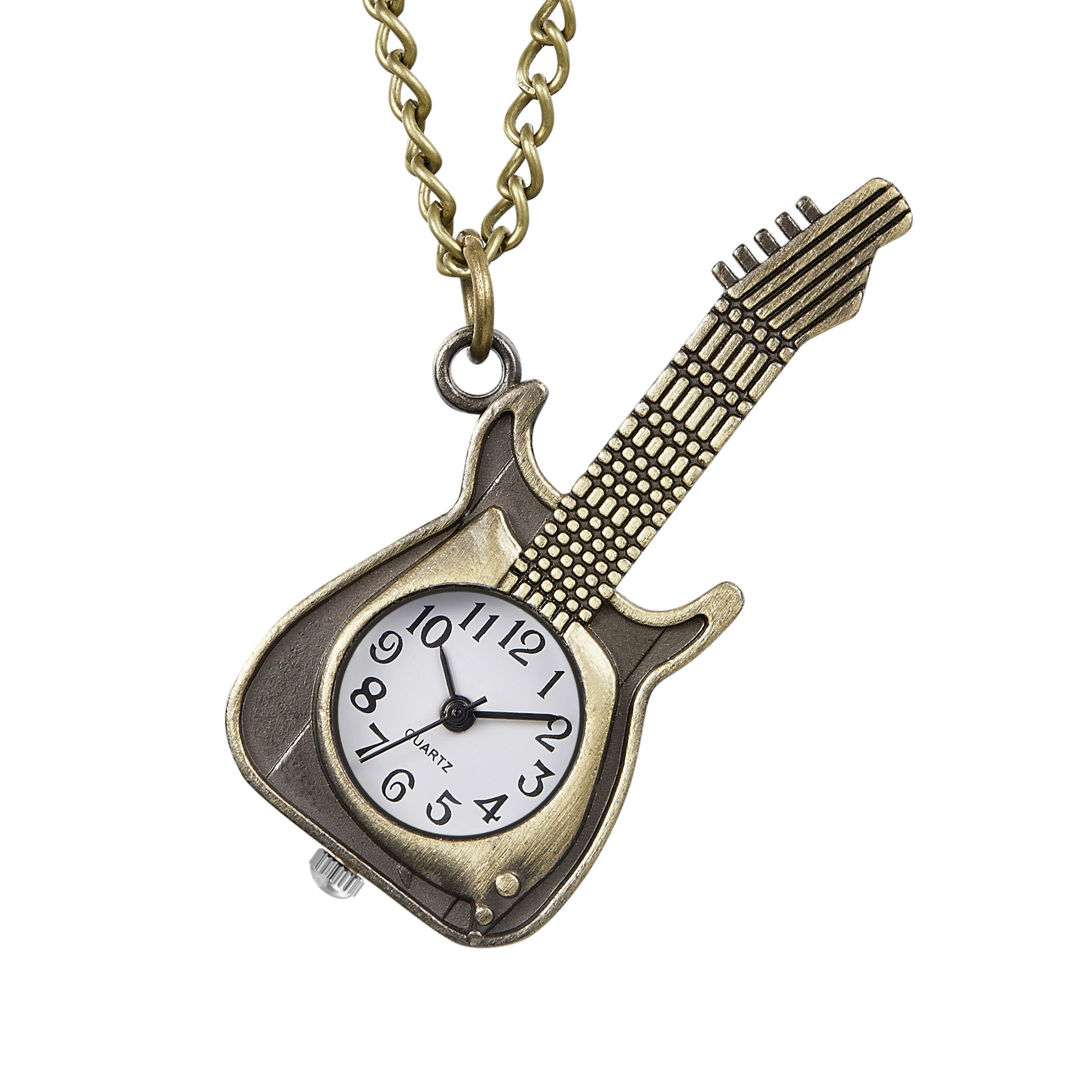 AliExpress best selling manufacturers wholesale AliExpress Amazon best selling small pocket watch antique copper pendant small guitar