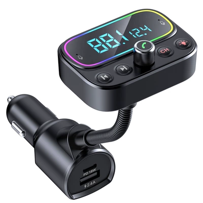 T67 car Bluetooth MP3 player Bluetooth receiver U disk car charger car cigarette lighter dual MIC (Car mp3)