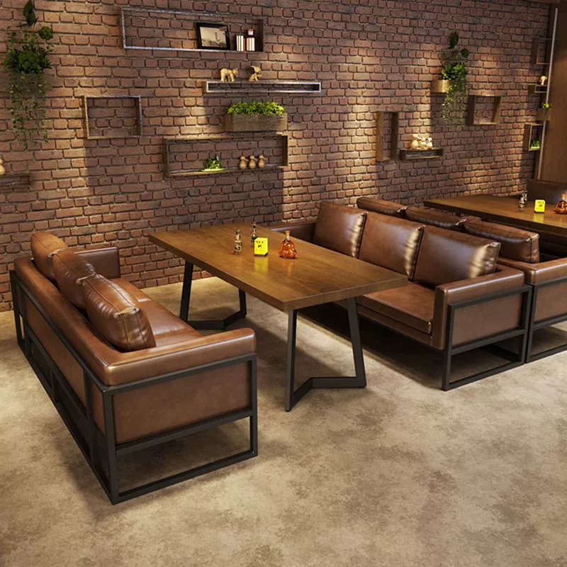 Индустриальный стиль бар Qing Bar Car диван кафе барбекю ресторан Western Restaurant Music Find Bar паб сочетание столов и стульев