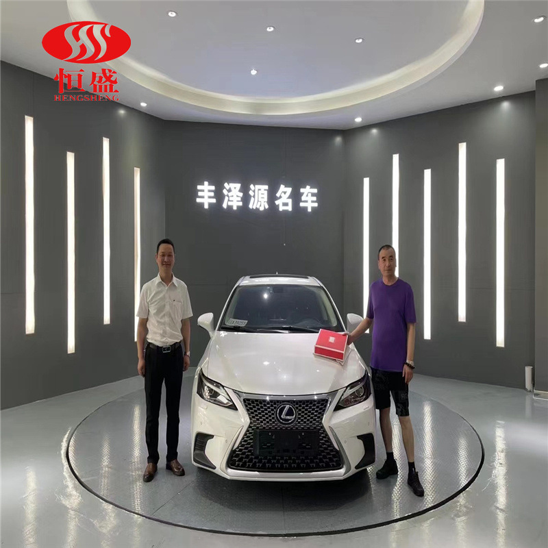 汽车旋转台展厅旋转展台圆形车展旋转台汽车电动转台车库掉头转台