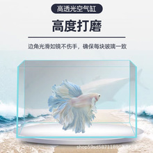金晶超白生态鱼缸空气缸懒人水族箱热弯厂家乌龟缸观赏鱼生态养殖