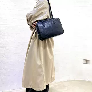 真皮女包头层植鞣牛皮托特包女士手提包单肩包波士顿腋下通勤包包