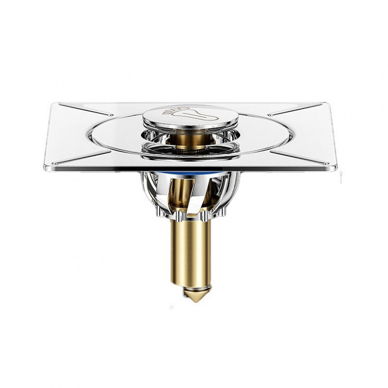 Cubierta de núcleo de desagüe antiolor anti-insecto ultrafina de baño con pantalla de filtro sin golpear ladrillo cubierta de sellado completa de desagüe