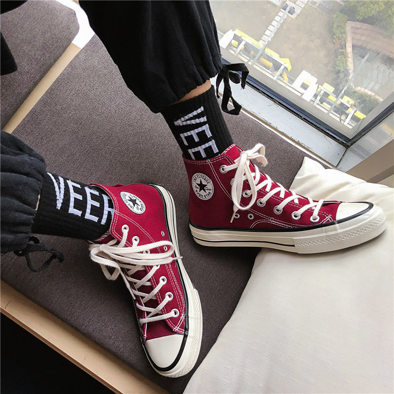 9002 하이탑 와인 레드