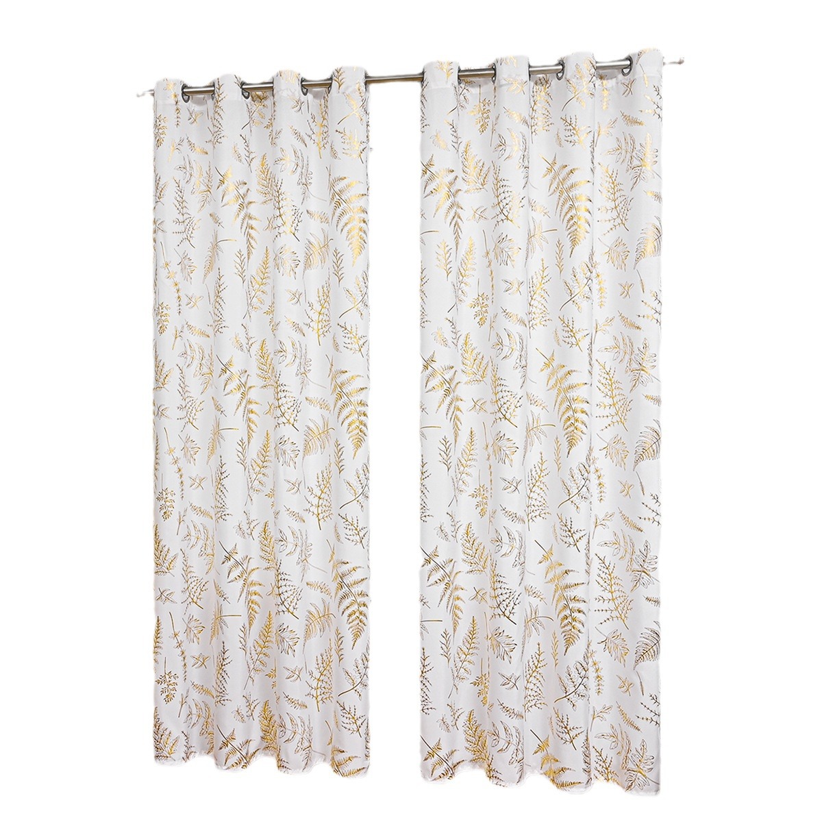 TEMU spot en nombre de la fundición transfronteriza bronceado cedro perforado cortinas opacas comercio exterior cortinas terminadas al por mayor