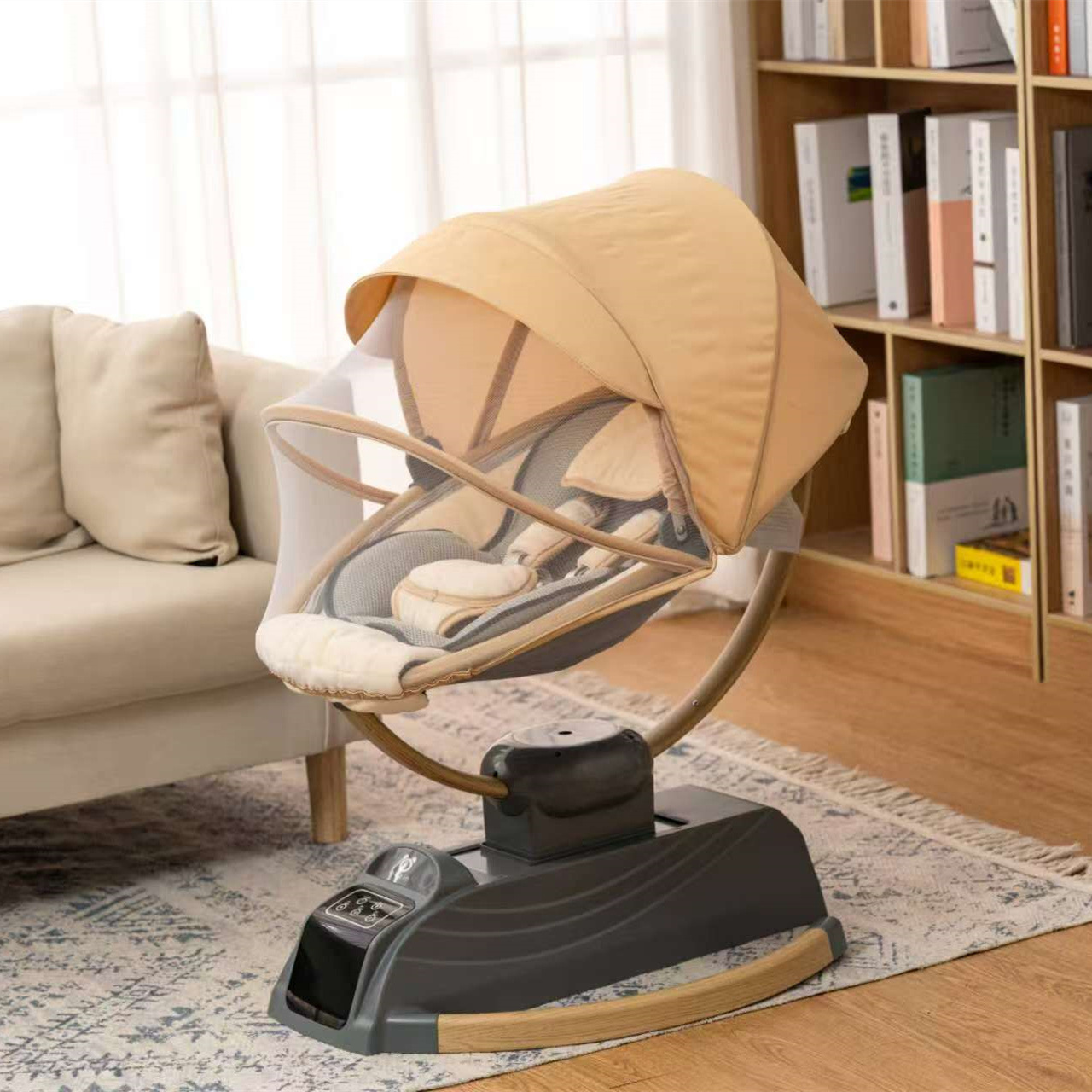 Cross-Border Popular Newborn Electric Rocking Chair, Baby Rocking Chair, Children's Soothing Chair, Baby Sleep Aid, Reclining Chair