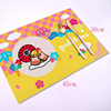 Cartoon Japanese table mat PVC, dinner plate, anti-scald, wholesale