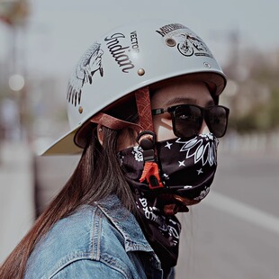 3C Certified Personalized Scoop Helmet Retro Motorcycle Helmet Men's Pedal Motorcycle Half Helmet Winter Electric Car Baseball Cap Women