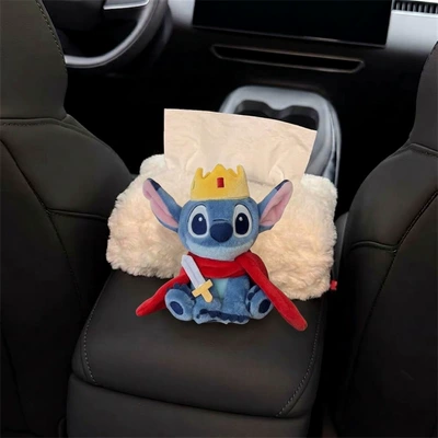 Bag, Cute Stitch Design — Car tissue box/set - standard-kings-suit-sitting-stitch