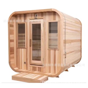 Foreign trade export outdoor sauna room far infrared whole body khan steam room fumigation with stove warehouse outdoor khan steam house sauna stove