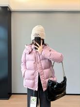 Lu家五格系列~三防新标鹅绒连帽收腰羽绒服保暖外套女冬季G102210