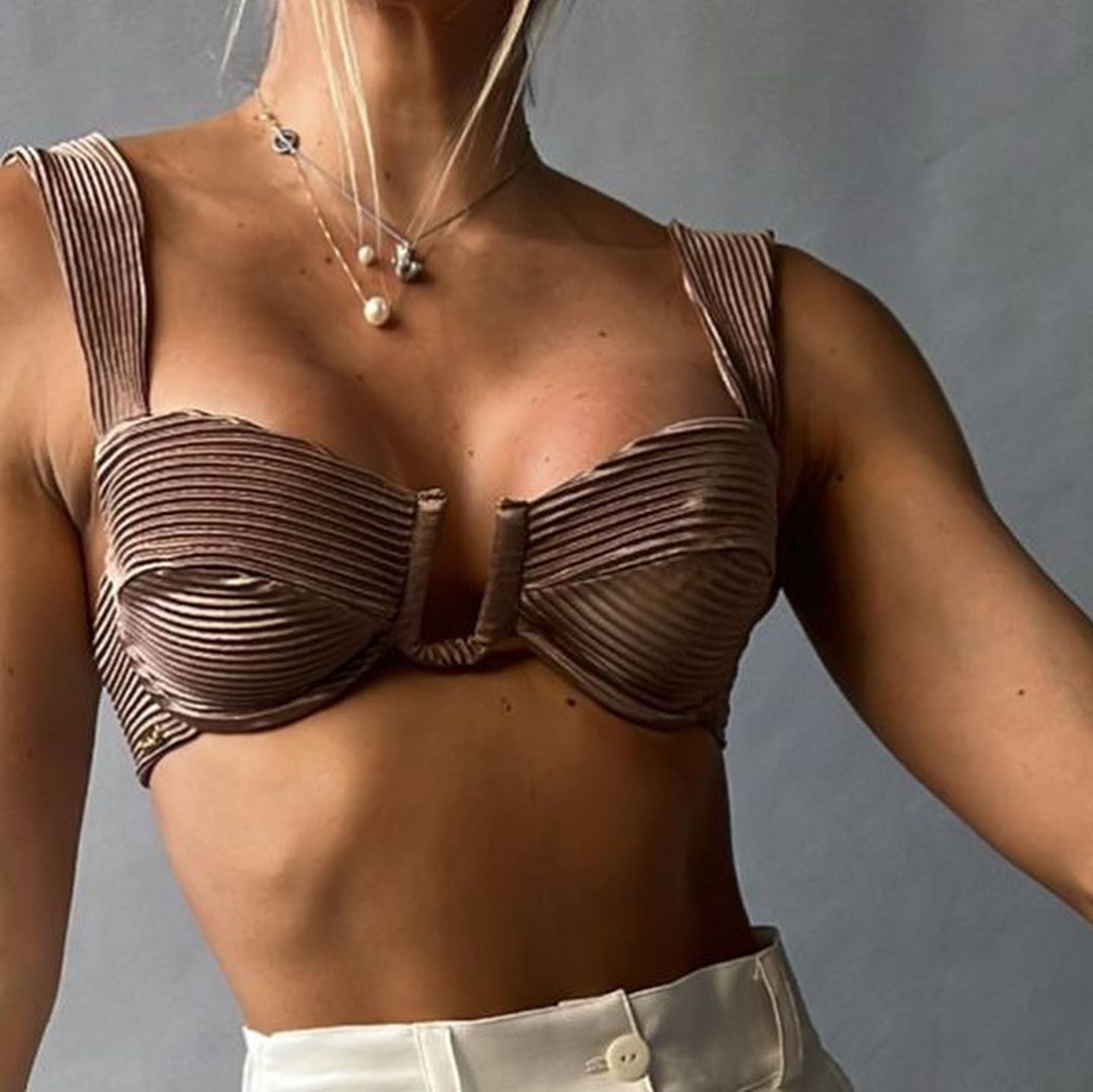 Traje de dos piezas para mujer, primavera y verano, con tirantes finos, espalda descubierta, informal, con pantalones rectos