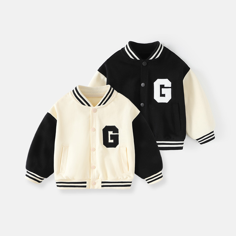 Boys Coat Autumn and Winter Baseball Suit Girls Winter Clothes 2024 New Baby Casual Clothes Children's Cotton Jacket