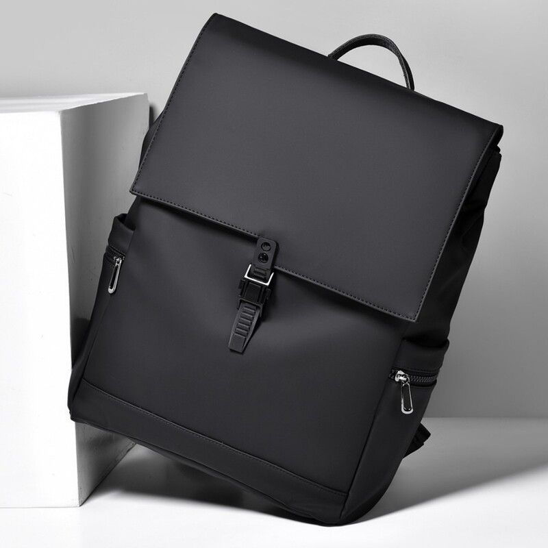 2025 Business Men's Backpack 15-16inch Waterproof Laptop Bag Haoxing Pu Leather Film Large Capacity